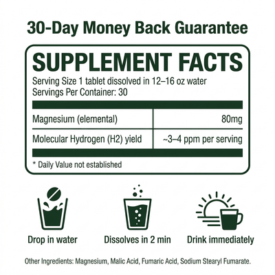 Spring Sale - HydraCell Molecular Hydrogen Tablets