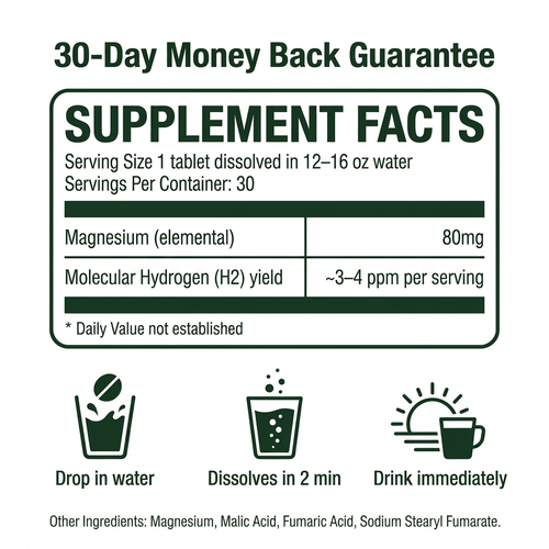 Spring Sale - HydraCell Molecular Hydrogen Tablets